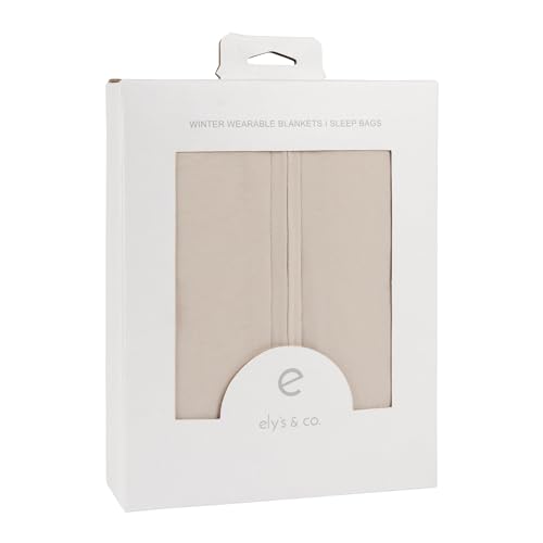 Image of Ely's & Co. Winter Sleep Sack, Wearable Blanket with Soft Quilting, Transitional Swaddle for Baby Boy /Girl, 1.0 TOG