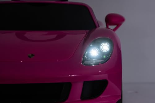 Image of Best Ride On Cars Porsche Carrera GT Kids Electric Car Pink 12V