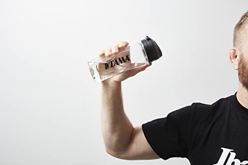 TAMA TAMB001 Bouteille d'eau avec logo Noir gourde de voyage légère