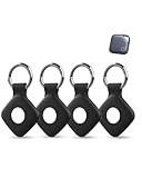 4 Pack Silikonhülle für UGREEN FineTrack Anti-Loss Tracker, daunke Full Protection Cover (geeignet für ältere Menschen, Haustiere, Rucksack, Gepäck, Kinder, Schlüssel) Kratzfeste,schwarz