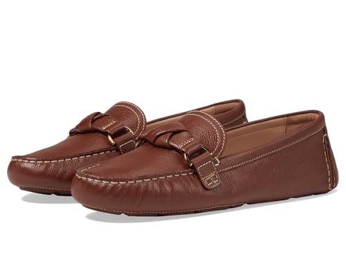 Cole Haan Women's Emmie Knot Driver Driving Style Loafer, CH DK Cuoio LTR, 9.5