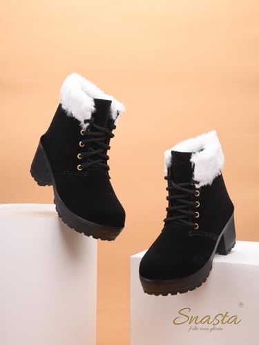 Image of black boots for women