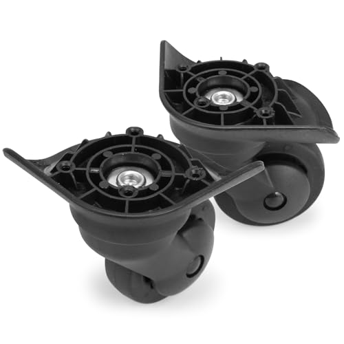 Domiella 1 Pair Luggage Swivel Caster Wheels DL076