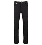 True Religion Men's Rocco Moto Skinny Fit Knit Jean, Black, 34