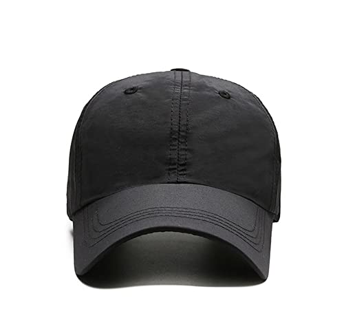 Withmoons Lightweight Baseball Cap Camp Hat Outdoor Running Fishing Hat Yz10145 (Black) #TOP1