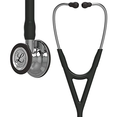 3M Littmann Cardiology IV Diagnostic Stethoscope, 6177, More Than 2X as Loud, Weighs Less, Stainless Steel Mirror-Finish Chestpiece and Stem, 27' Black Tube