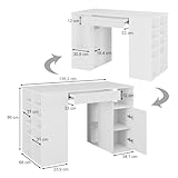 Zoom IMG-2 vicco scrivania con ripiani victoria Zoom IMG-2 vicco scrivania con ripiani victoria