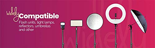 Image of GiftMax Ring Light Stand Photo Video Studio Lighting Photography 9 Feet Stand with Free Holder