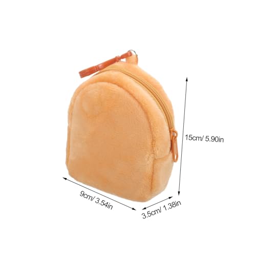 BESPORTBLE Candy Color Plush Coin Purse Keychain for Boys and Girls Cute Cartoon Change Pouch Wallet Small Organizer Bag for Boys and Girls2