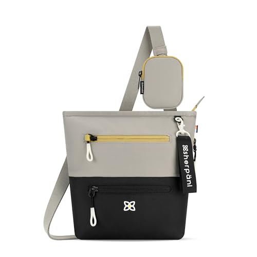 Image of Sherpani Sadie, Nylon Crossbody Bag, Lightweight Shoulder Bag, Travel Cross Body, Crossbody Purse for Women, RFID Protection, Removable Coin Purse, Travel Gift (Wasabi Stone)