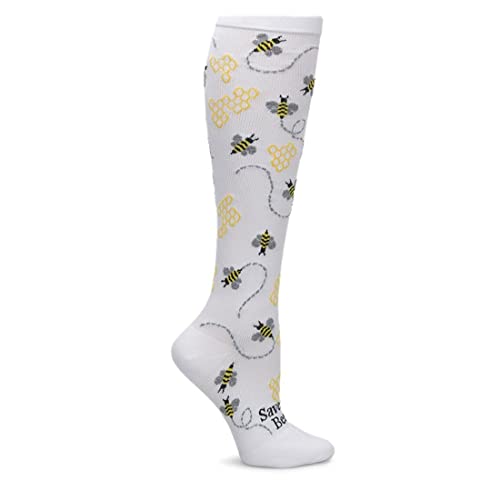 Image of Nurse Mates Women's Extra Wide Calf Socks | 12-14 mmHg Compression | Fits up to 24 inch Calf | Comfort Support