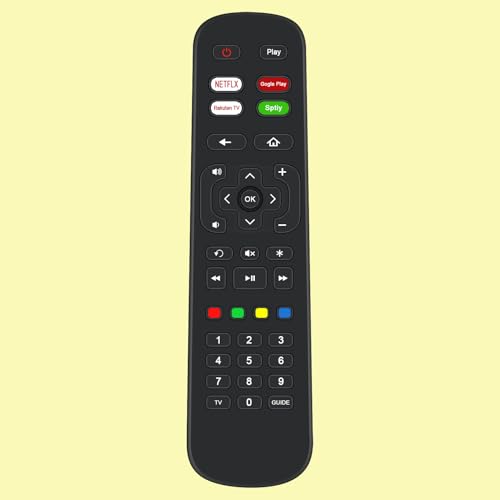 Télécommande de remplacement EN3A38 pour téléviseur TCL noir