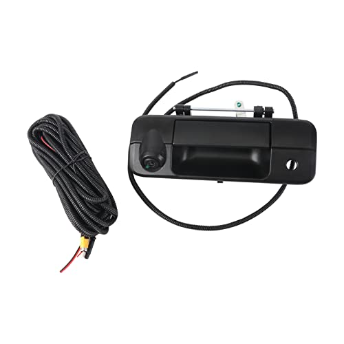 FEIDKS Tailgate Replace Rear View Camera Backup Tailgate Handle Camera Compatible with Toyota Tundra 2007-2013,Tailgate Door Handle Replacement Camera(Color: Black)