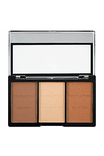 Makeup Revolution London Ultra Sculp Contour Kit C04 Light-Medium paleta de contorno facial (5029066043504)