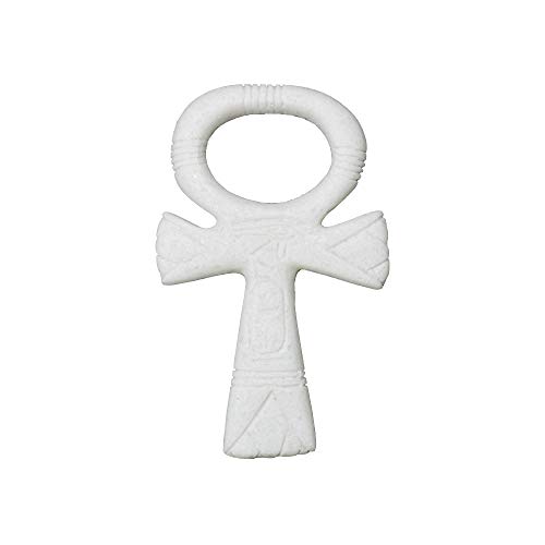 Figura egipcia de Piedra de la Llave de la Vida, Anj ANK Ankh, símbolo y Amuleto Protector en Antiguo Egipto 7 x 11 cm