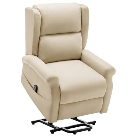 EROMMY Elektrisch Massagesessel mit Aufstehhilfe Fernbedienung Liegefunktion Schlaffunktion Verstellbar TV Sessel Relaxsessel, 3 Positionen und 8 Massagepunkte, Verschleißfester Stoff Cover