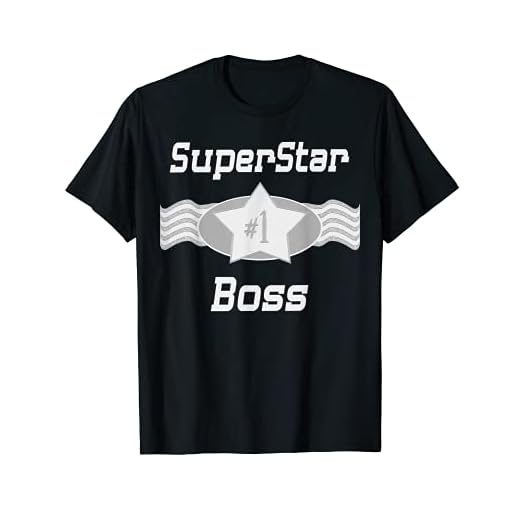 Superstar Number One Boss - Mejor jefe de la historia Camiseta