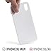 totallee Thin iPhone Xs Max Case, Thinnest Cover Ultra Slim Minimal - for Apple iPhone Xs Max (2018) (Frosted Clear)