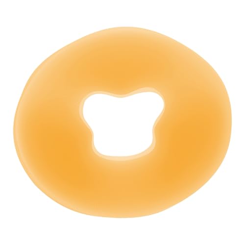Ipetboom Silicone Massage Pillow Beauty Salon Face Pillow Comfortable Face Cushion Hole for Breathing Cooling for Office Bedroom