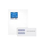 Adams W-2 Blank Forms 2022, 3-Up Employee Copies w/Stub & B & C Instructions on Back for Quickbooks Desktop, Laser Forms & Envelopes, 50 Pk (TXA2350)