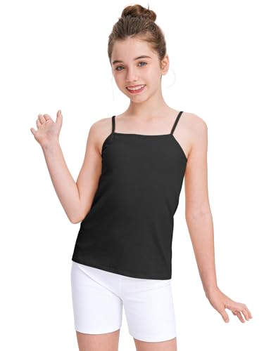 Image of BOOPH Girls Camisole Undershirts Kids Cotton Tank Tops Training Bra