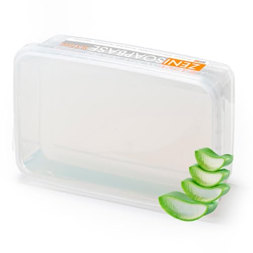 Base de jabón de glicerina ALOE VERA transparente sin SLS, para jabones personalizados