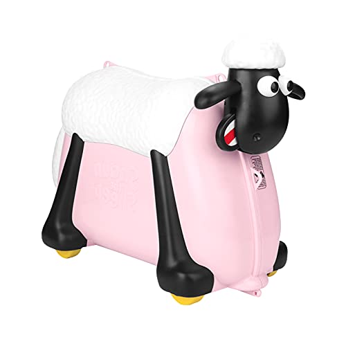 Shaun the Sheep Kids Ride-On Suitcase Carry-On Luggage,...