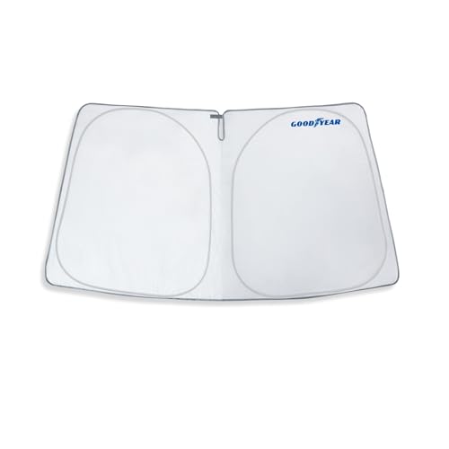 Goodyear Foldable Windshield Sunshade for Hyundai Tucson 2022-2025, SUV car Accessories, Sunshade Cover, Sun Shade Car Windshield, Window Sun Blocker - GY008259