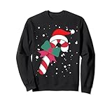 Photo Gallery team candy cane xmas matching family candy cane crew pigiama felpa Photo Gallery team candy cane xmas matching family candy cane crew pigiama felpa