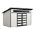 Handy Home Products Palisade 12x8 Do-it-Yourself Wooden Storage Shed with Floor