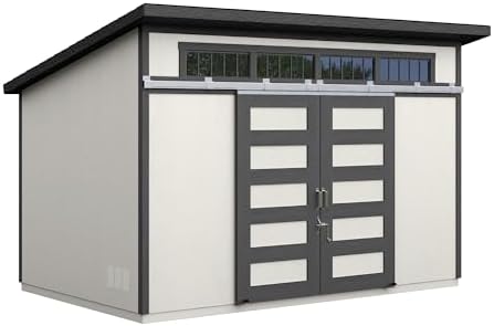 Handy Home Products Palisade 12x8 Do-it-Yourself Wooden Storage S...