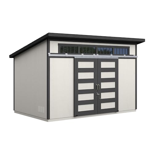 Handy Home Products Palisade 12x8 Do-it-Yourself Wooden Storage S...