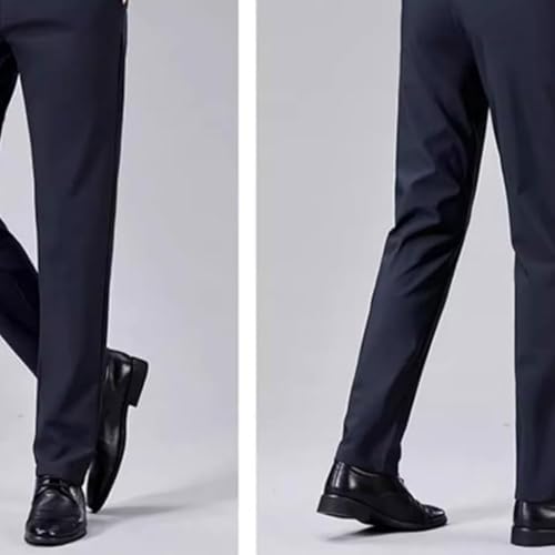 Timelessflex - Men's High Stretch Straight Fit Pants, Unwaverin Pants, Mens Golf Pants, Stretch Dress Pants Men3