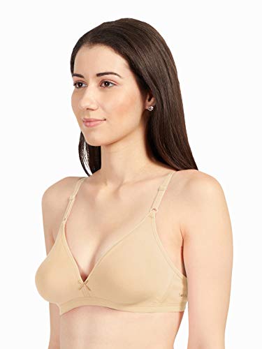 Image of SONARI Omania Womens Non-Padded Cotton Polyester Bras - Solid, Non-Wired, Medium Coverage, Hand Washable (Pack of 2)