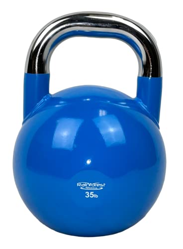 Rainforest Basics Competition Kettlebell 20 LB – Professional Grade Kettlebell for Fitness, Weightlifting, Core Training – Durable and Strong Design