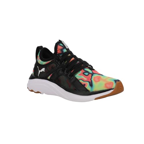 PUMA Kids Girls Softride Sophia Graphic Slip On Sneakers Shoes Casual - Black2