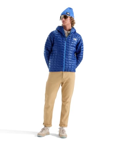 Image of THE NORTH FACE Men's Thermoball Hooded Jacket | Lightweight, Wind & Water Resistant Fabric, Synthetic Insulation