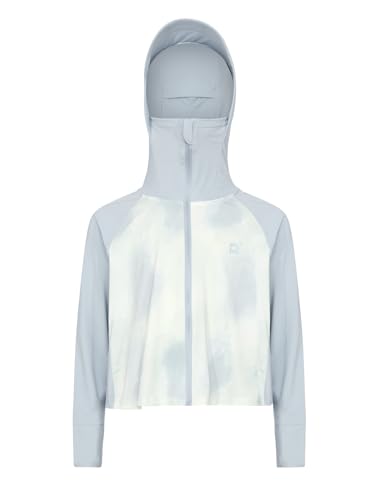 Kids Girls Boys Outdoor Hoodie Sun Protective Clothing Zipper High Neck Jacket Summer Casual Outerwear