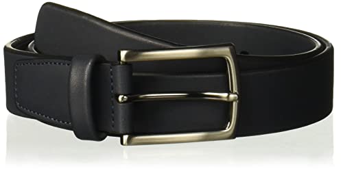 Ceinture tubulaire en cuir d'excellence Perry Ellis pour une élégance masculine