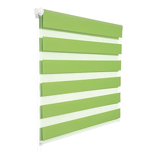 Duo roller blind 70x160cm assembly parts including Duorollo roller blind privacy screen for living room, bedroom green Duo roller blind 70x160cm assembly parts including Duorollo roller blind privacy screen for living room, bedroom green