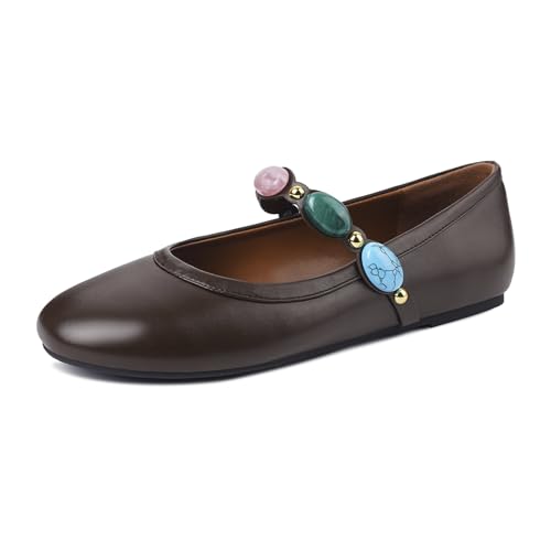 Image of Ballet Flats Mesh Shoes for Women Mary Janes Flats | Wide Feet Options, Woven Mesh Flats, Soft Cushion, Comfortable Ballerina Flats, Casual, Dress Shoes, Daily, Work, Versatile