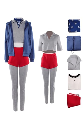 Strange Cosplay Eleven Costume Strange Eleven Jacket Pants Shirt Top Scarf Adults Womens Halloween Outfits