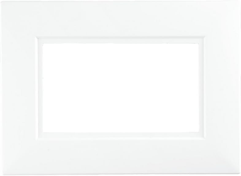 Dencon 2 Gang White Finger Plates for Light Switches & Double Sockets - Pack of 2