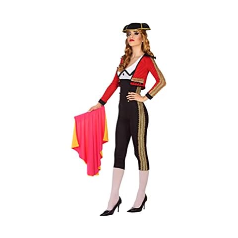 ATOSA 38921 Costume Bullfighter Woman XS-S Red-Carnival Cover