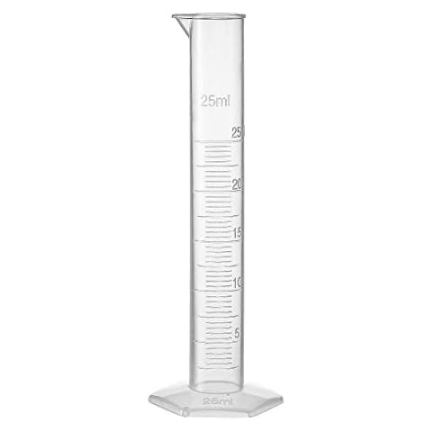 Sourcingmap 25ml Plastic Graduated Cylinder Cover