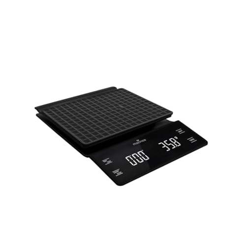 Macnoa Coffee Scale with Timer - 3kg/0.1g Accuracy, Perfect for Pour Over, Drip, and Espresso Brewing - Back-Lit LCD Display, Battery Powered and USB Rechargeable Type C (Batteries Not Included)