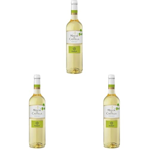 Mayor de Castilla Verdejo Vino Blanco D.O Rueda, 750ml (Paquete de 3)