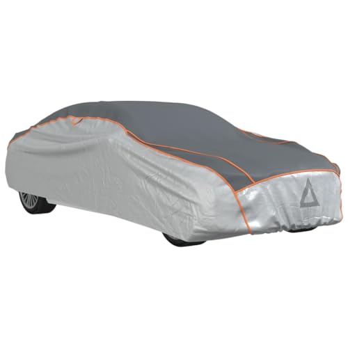 vidaXL Housse de Voiture berline Protection Contre grêle complète XXL, bâche de Voiture, Housse de Voiture d'hiver, Housse de Voiture antigel
