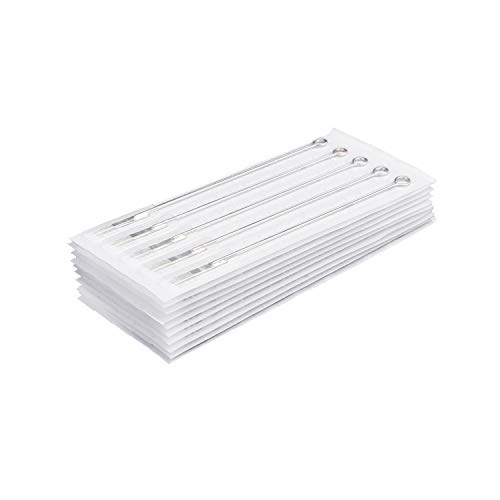 Tattoo Needles -INKSOUL 50pcs Tattoo Long Needles,Standard Curved Magnum 13RM Professional Disposable Sterilized Assorted Tattoo Needles for Tattoo Machine