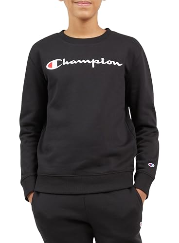 Image of Champion Boys Sweatshirt for Kids Pullover Fleece Crewneck Sweater
